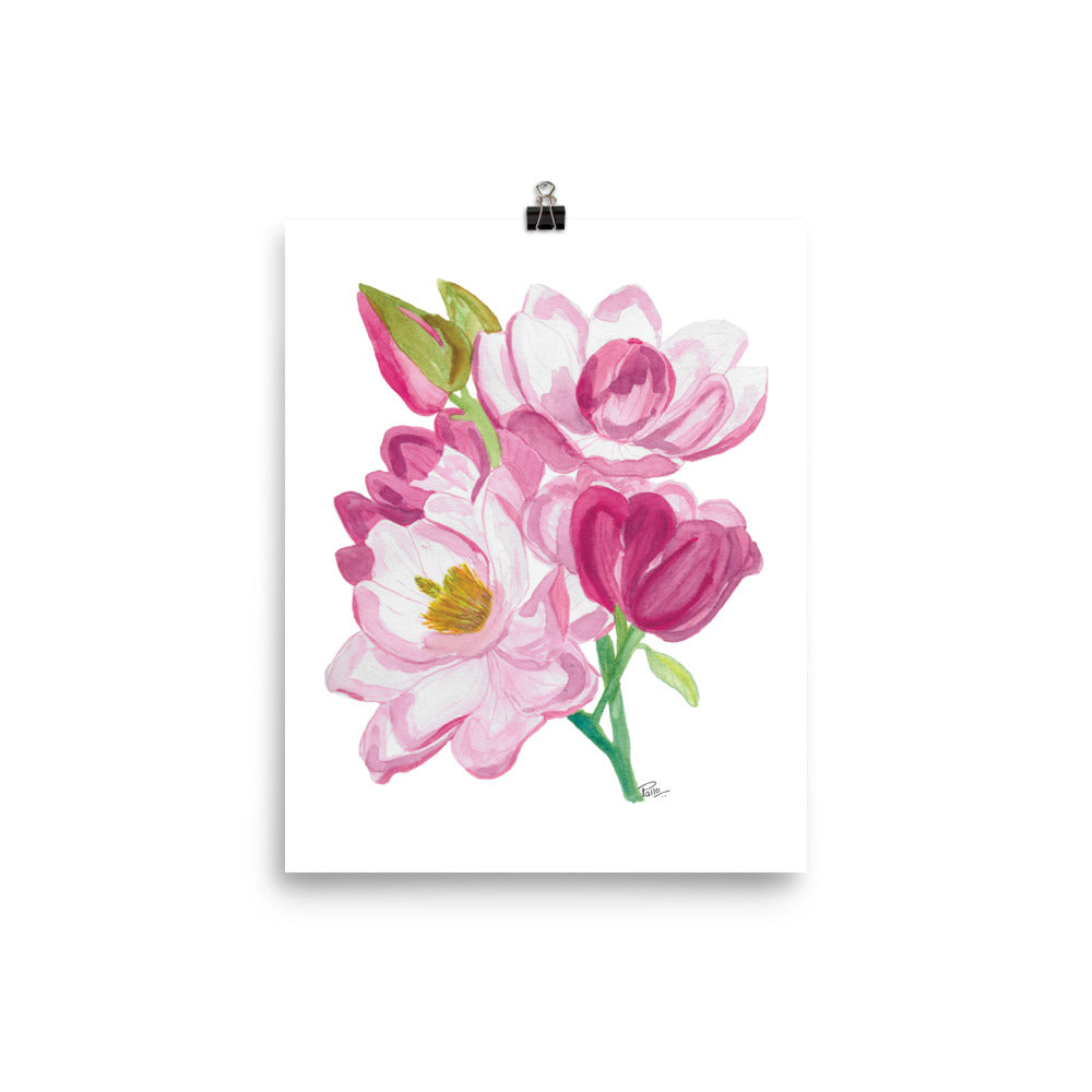 Magnolia Bunch - Art Print