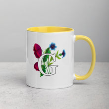 Load image into Gallery viewer, Letter G Floral Mug