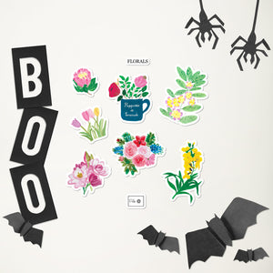 Floral Bubble-free stickers