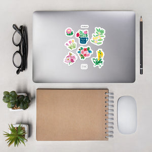 Floral Bubble-free stickers