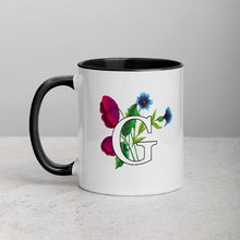 Load image into Gallery viewer, Letter G Floral Mug