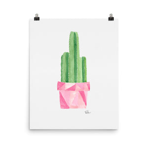 Potted Cactus - Art Print