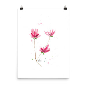 Magnolia Flowers - Art Print
