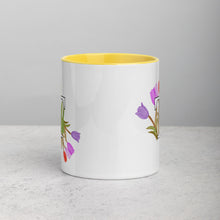 Load image into Gallery viewer, Letter T Floral Mug