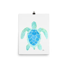 Load image into Gallery viewer, Honu Sea Turtle * Blue - Art Print