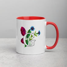 Load image into Gallery viewer, Letter G Floral Mug