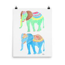 Load image into Gallery viewer, Pair Of Elephants - Art Print